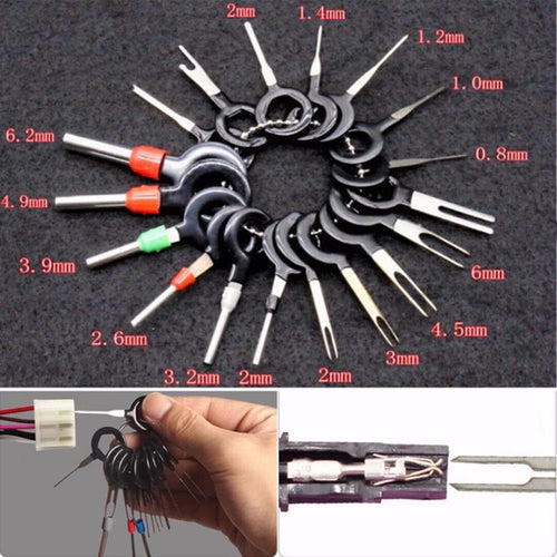 2020 New Car Terminal Removal Kit Wiring Crimp Connector Pin Extractor Puller Terminal Repair Professional Tools